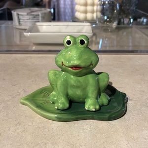 Vintage Frog Toothpick Holder Set